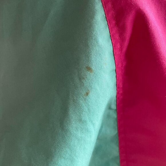 Vintage 80s Edelweiss Ski Jacket • Colorblock Teal Magenta Black • Retro Winter - Picture 4 of 8